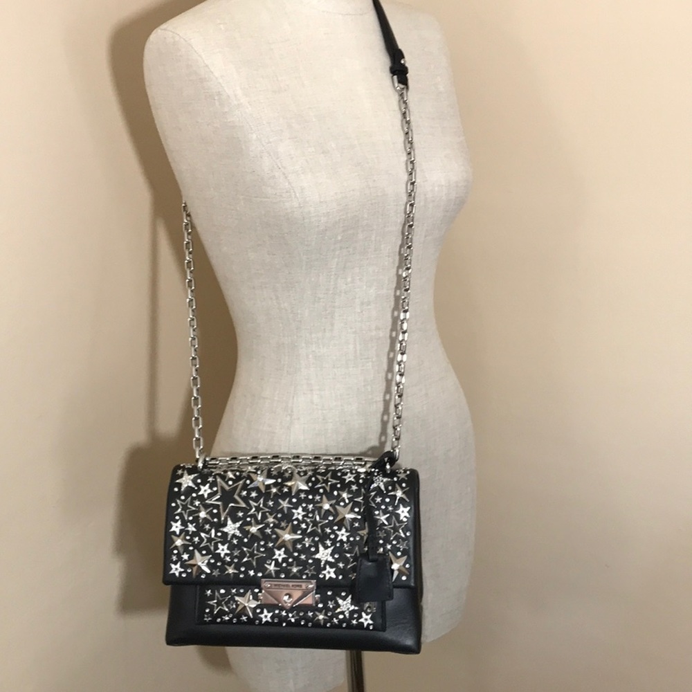 Michael Kors Star studded Cece chain shoulder bag - Picture 9 of 16